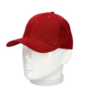 Casquette tissus bordeaux