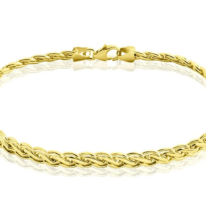 Bracelet maille palmier Or jaune 750/1000