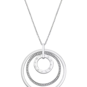 Collier Sautoir Lotus triple cercle