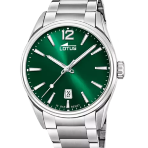 Montre LOTUS analogique minimalist vert