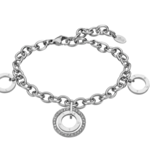 Bracelet chaîne Lotus acier