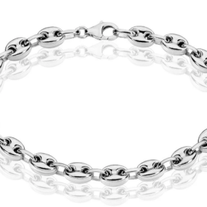 Bracelet Grain de café argent