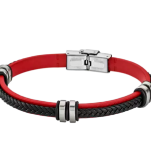 Bracelet Lotus Rouge/Noir