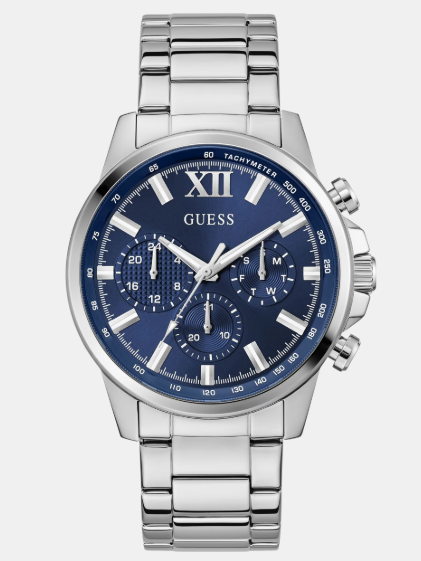 Montre GUESS acier & bleu