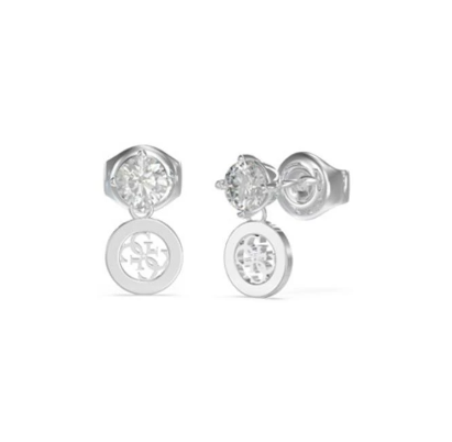 Boucles d’oreilles GUESS pendentif 4G LOGO