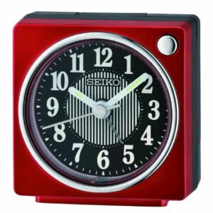 Réveil SEIKO petit format rouge/noir