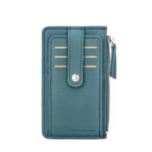 Porte cartes David Jones bleu turquoise