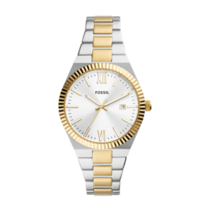 Montre Scarlette Fossil acier/doré