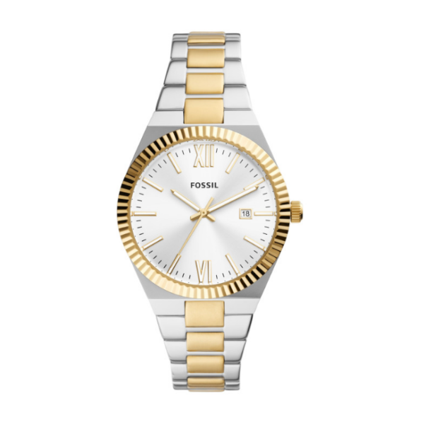 Montre Scarlette Fossil acier/doré