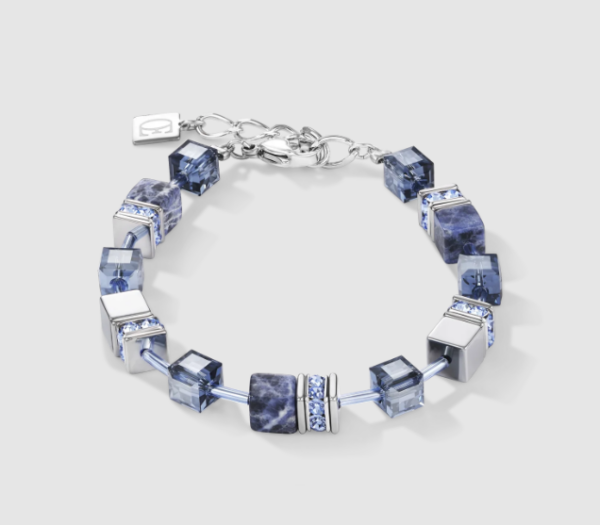 Bracelet GeoCUBE Coeur de Lion bleu