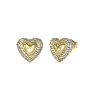 Boucles d’oreilles Guess coeurs pavés