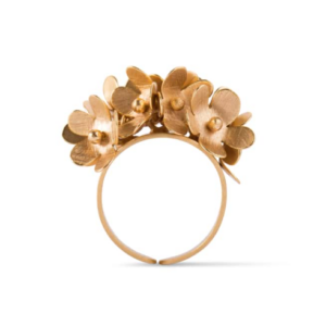 Bague Maka Dama Bouquet plaqué or