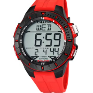 Montre Calypso Rouge.