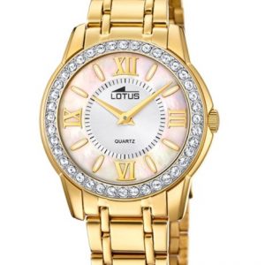 Montre Lotus Collection Freedom Crème et Acier Inxydable