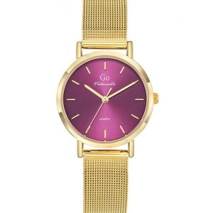 Montre Go Mademoiselle Doré et Bordeaux