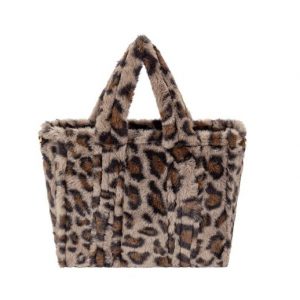 Sac à main fourrure léopard David Jones