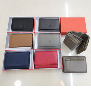 Portefeuille en cuir de vachette