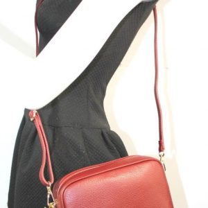 Sac pochette bandoulière en cuir