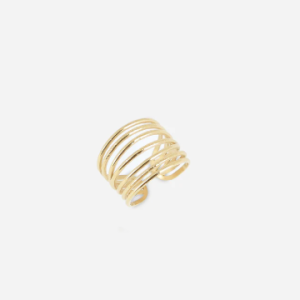 Bague Gio Acier Doré, Zag Bijoux