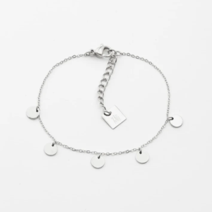 Bracelet Confettis Acier Argenté, Zag Bijoux