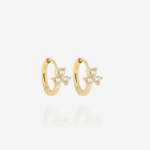 Boucles d&rsquo;oreilles Nyx Acier Doré, Zag Bijoux