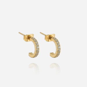 Boucles d&rsquo;oreilles Winnie Acier Doré Zag Bijoux