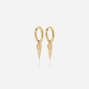 Boucles d&rsquo;oreilles Maipu, Acier Doré Zag Bijoux