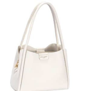 Sac à main forme Trapèze Blanc David Jones