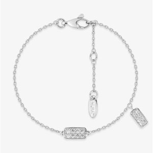 Bracelet Femme les Pavés Argent