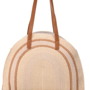 Sac à main tressé en paille de papier