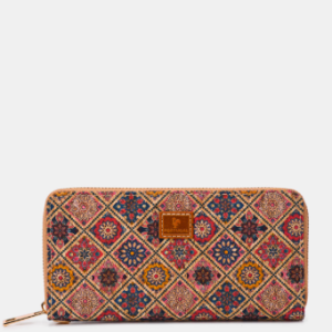 Portefeuille à motifs en liège