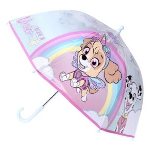Parapluie transparent Pat patrouille Rose