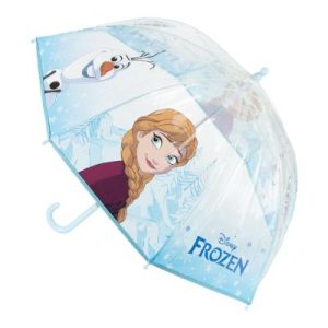 Parapluie transparent Reine des Neiges et Olaf