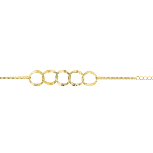 Bracelet Femme Acier Doré, Détails Cercle