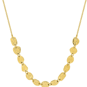 Collier Femme Acier Doré, Détails Forme